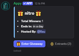 Giveaways
