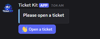 Ticket Panel