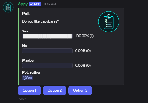 Poll example