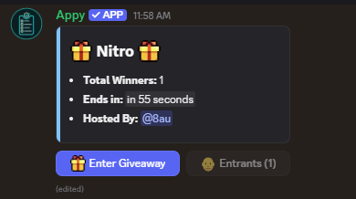 giveaway example