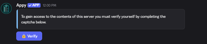 user verification